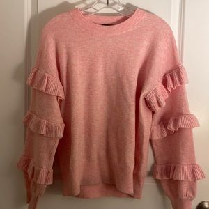 J crew pink sweater